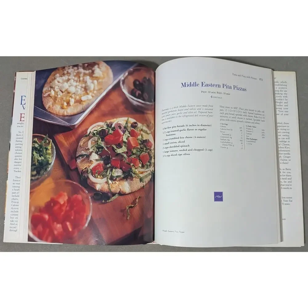 Vintage Betty Crocker's New Eat and Lose Weight Cookbook Hardcover (1996)